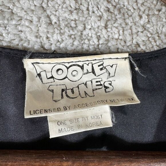 Looney Tunes Vintage Twick Or Tweet Character Vest Halloween One Size Black - Picture 7 of 11